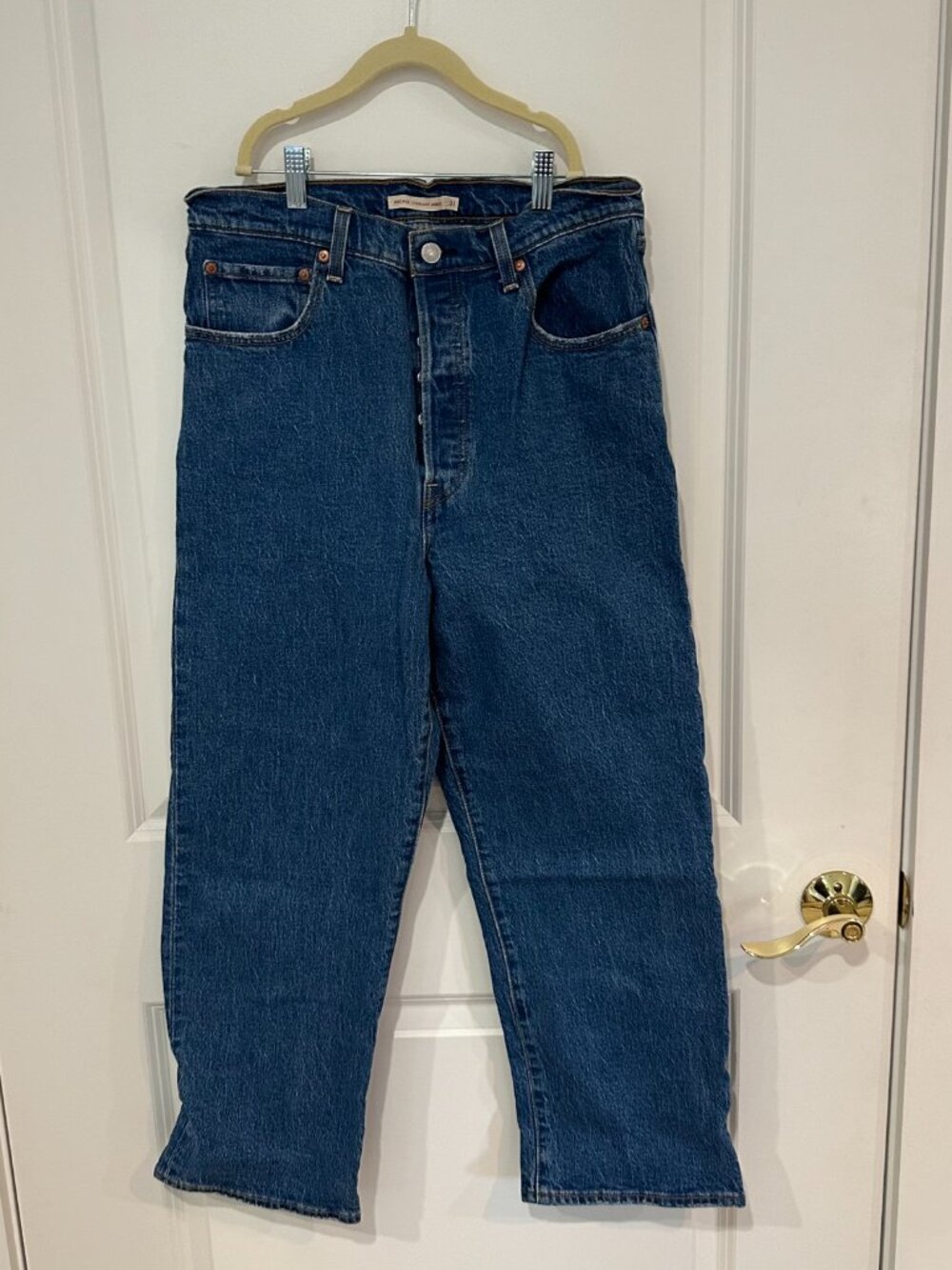 Levis Ribcage Straight Ankle Jeans